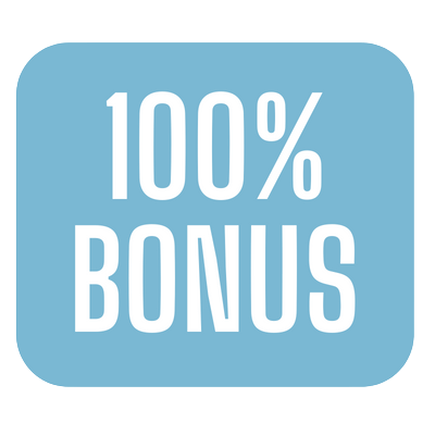 Get 100% deposit bonus uk